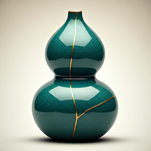 Golden healing hulu vessel